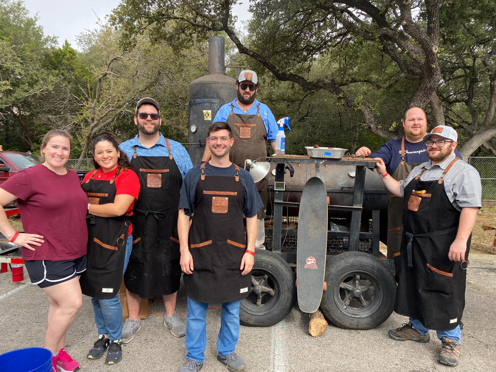 Team Spotlight: H-E-B Shalom Jewish Partner Group Joining Smokin J’S BBQ